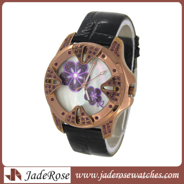 2014 Vogue Vintage Mesdames montre-bracelet en cuir